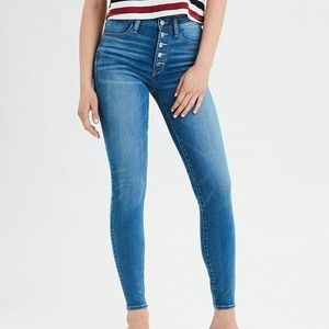 American Eagle High Rise Skinny Jeans
